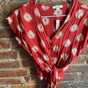 Madewell wrap top